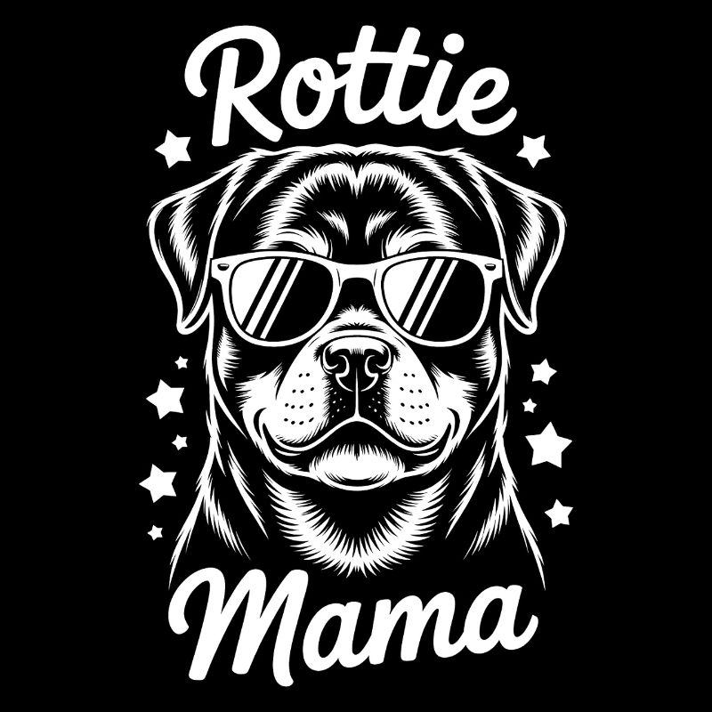 Rottweiler dit maman, drôle de cadeau de rottweiler