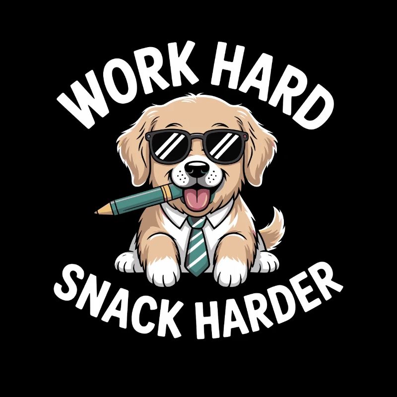 Funny Labrador quote Work hard harder nas