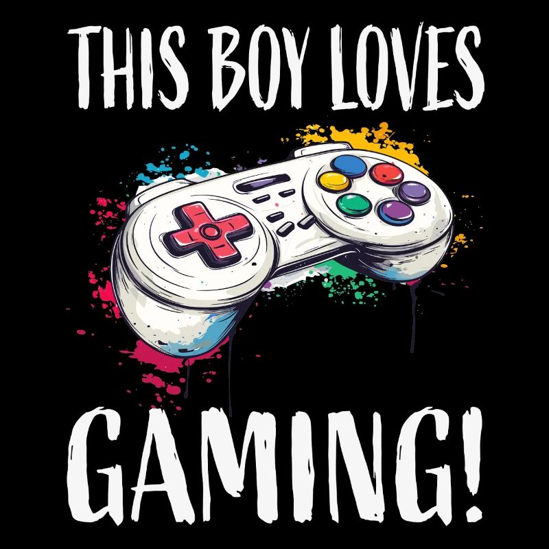 Ce gamin adore les manettes de jeu