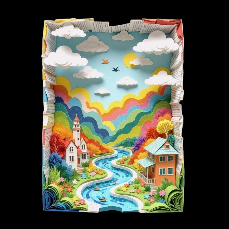 Ville faite de papier