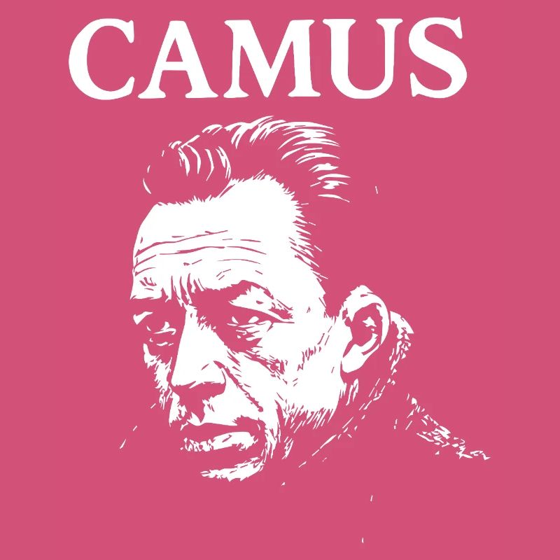 Albert Camus Existential Noir Portrait