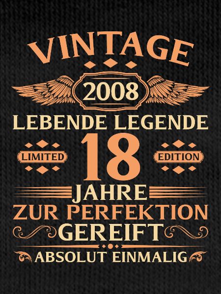 18e anniversaire Année 2008