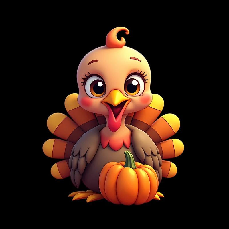 Bébé dinde de Thanksgiving