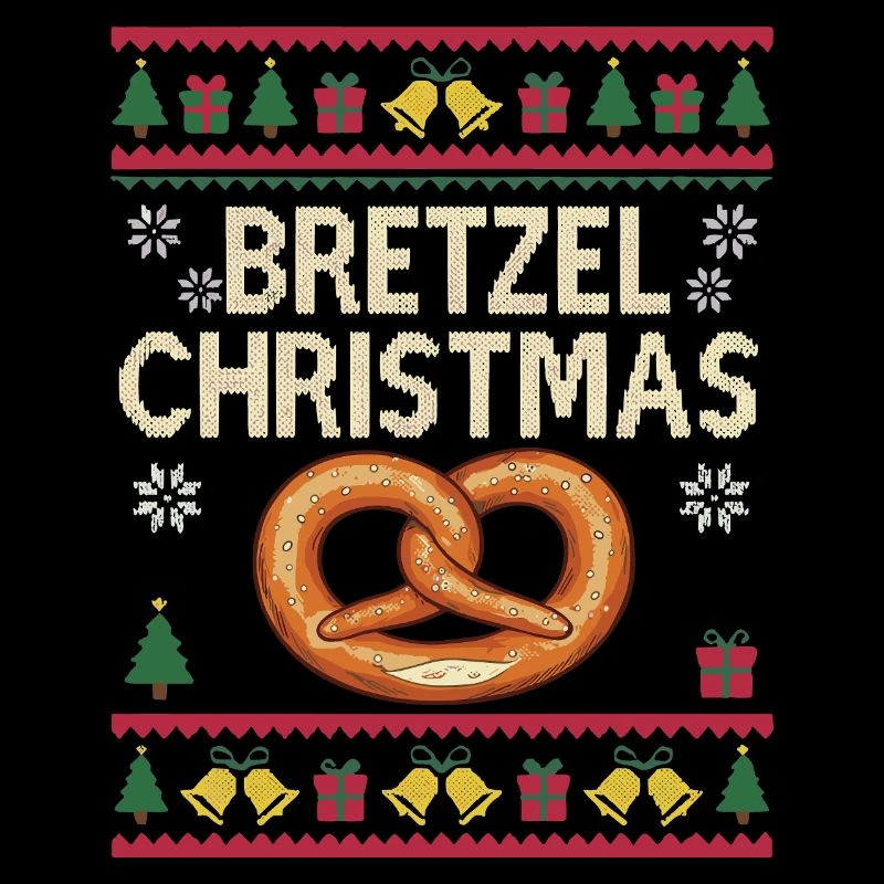 Pretzel Christmas Funny Baker Gift