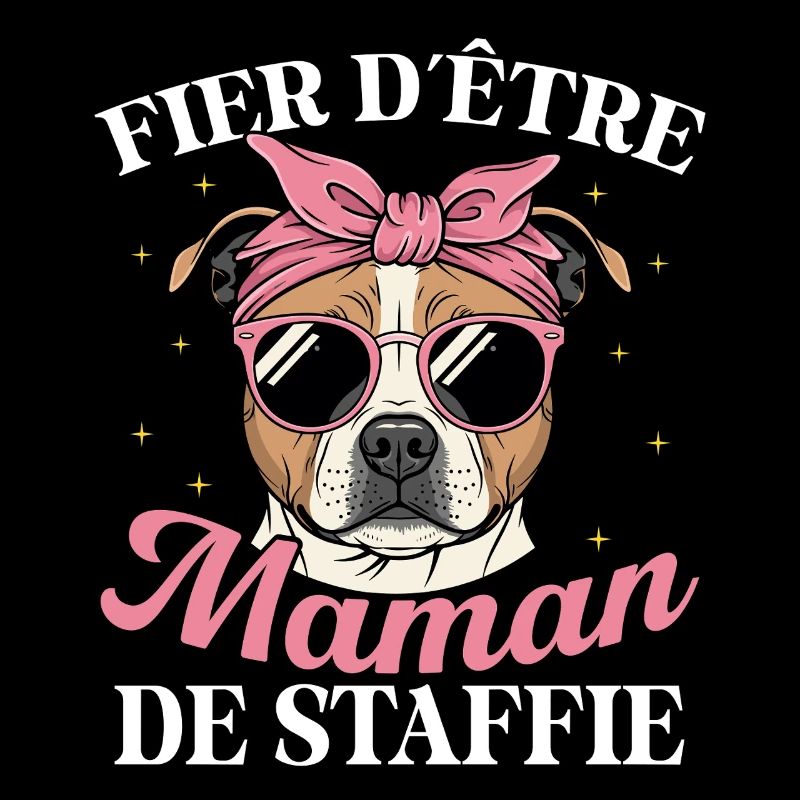 Stolz Darauf, Mutter Der Staffie-hundin Zu Sein
