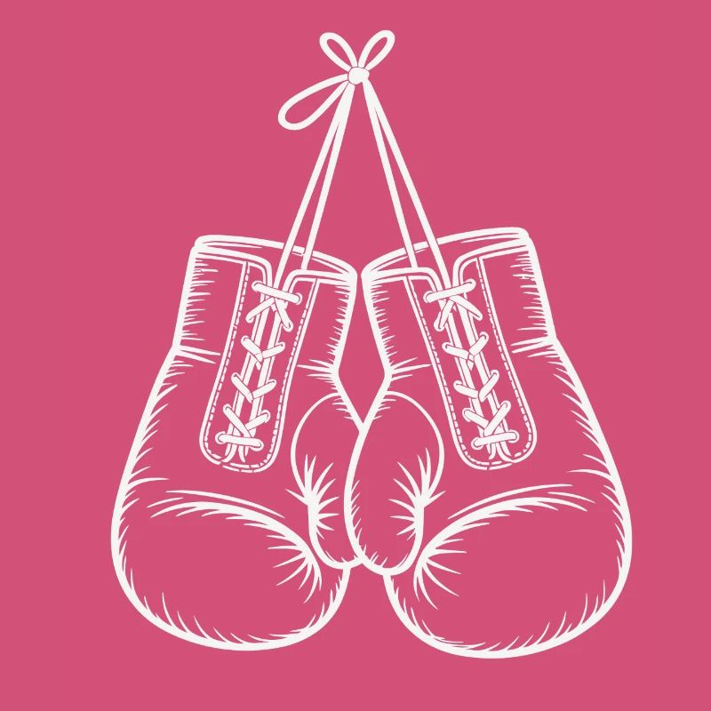 Handgemalte Boxhandschuhe Duo