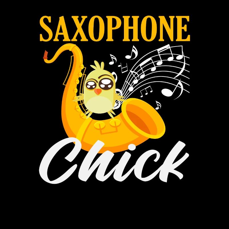 Saxophone Chick Saxophoniste Drôle