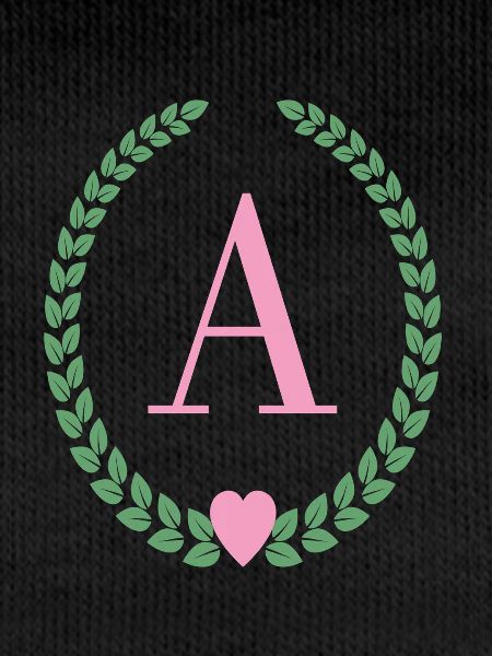Lettre A monogram