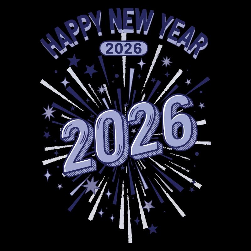 Bonne Année 2026 Célébration des feux d’artifice