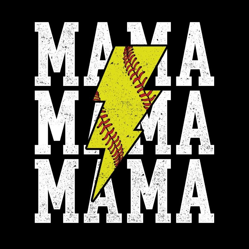 Mama Softball Vibes Spieltagsgeist