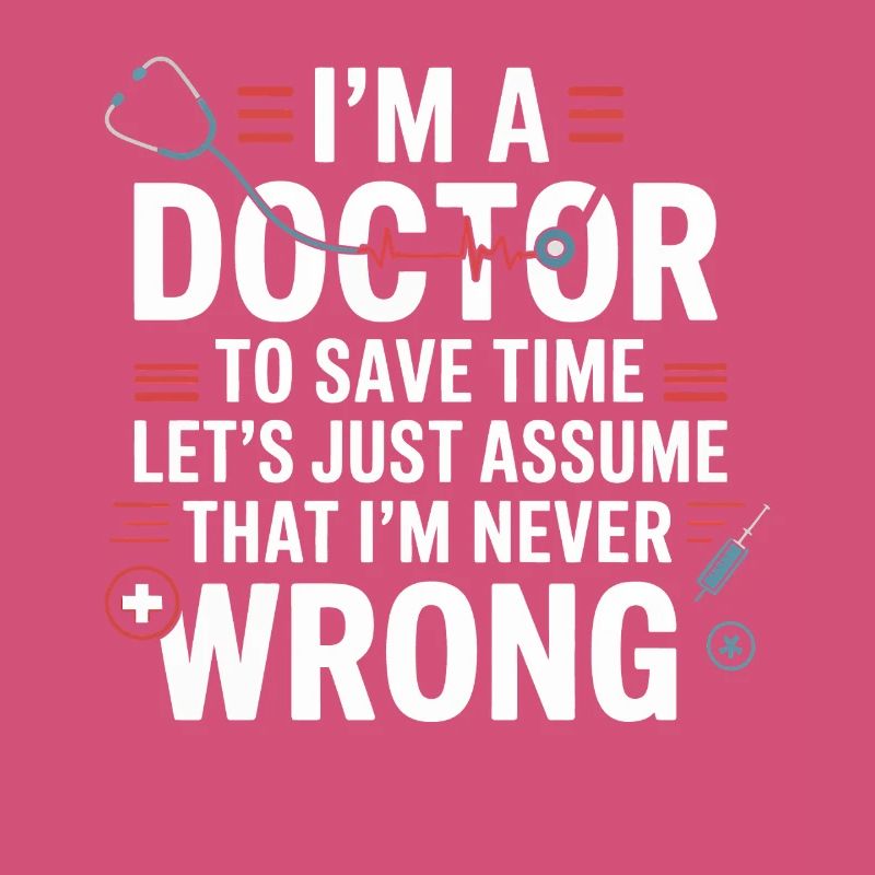 I'm a doctor – save time, never wrong