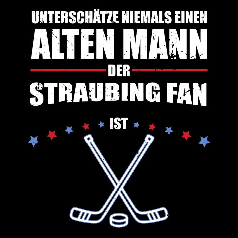 Alter Mann - Straubing Eishockey Fan | Retro