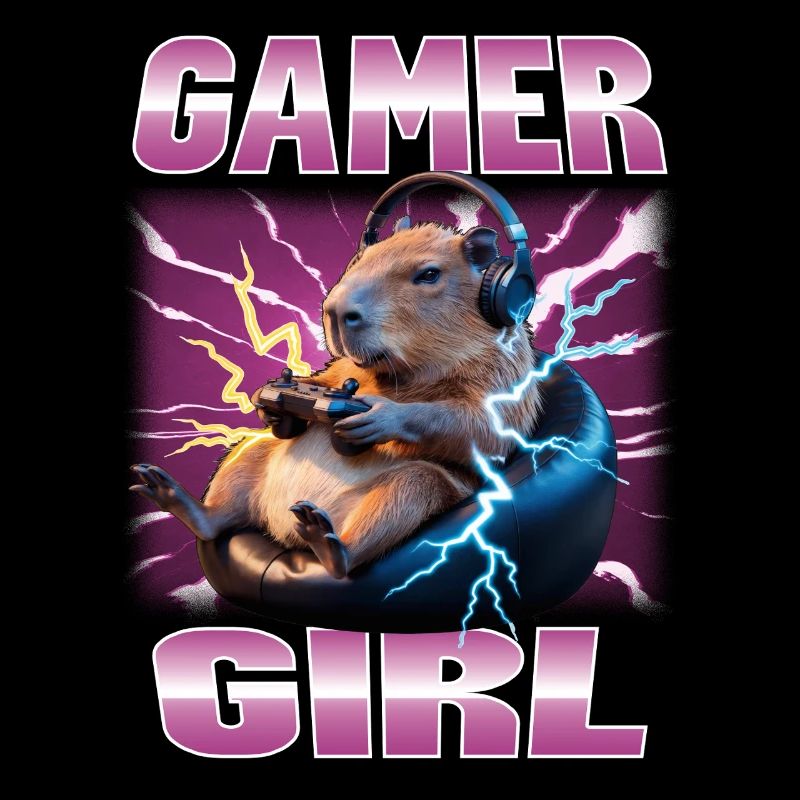 Joueur Drôle de Capybara