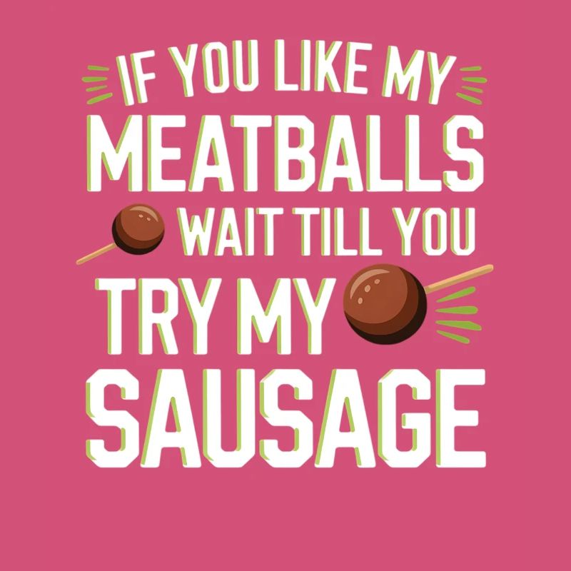 Fleischbällchen Witz: Versuch die Wurst