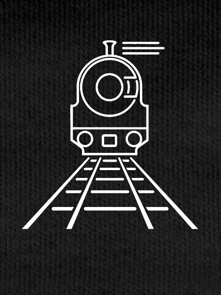 Chemin de fer Cartoon