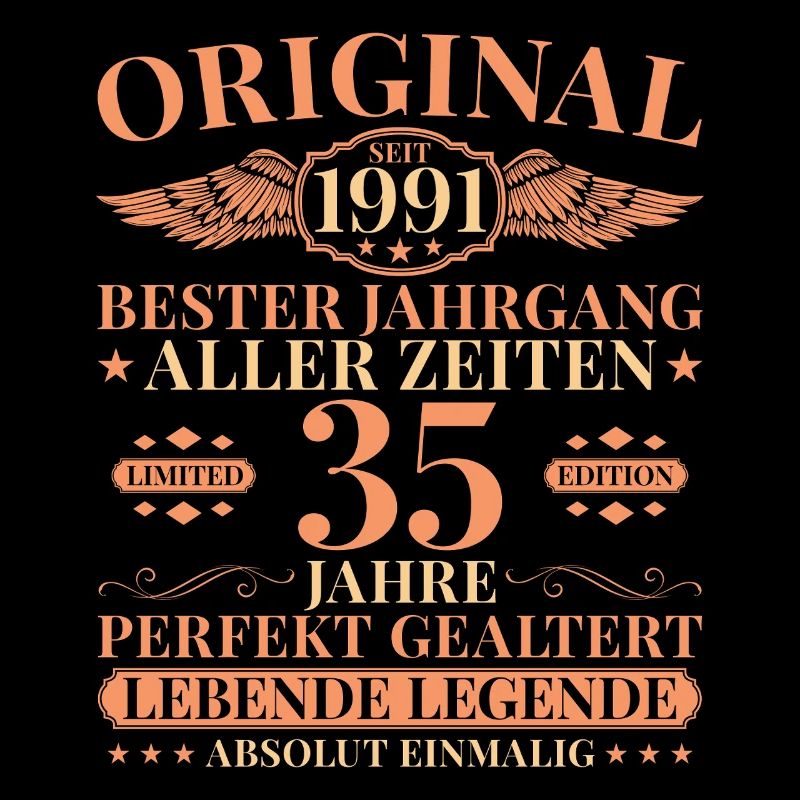 35e anniversaire de Vintage Born Legend 1991