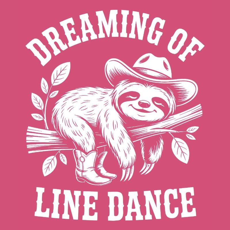 Dreaming sloth doing line dancing