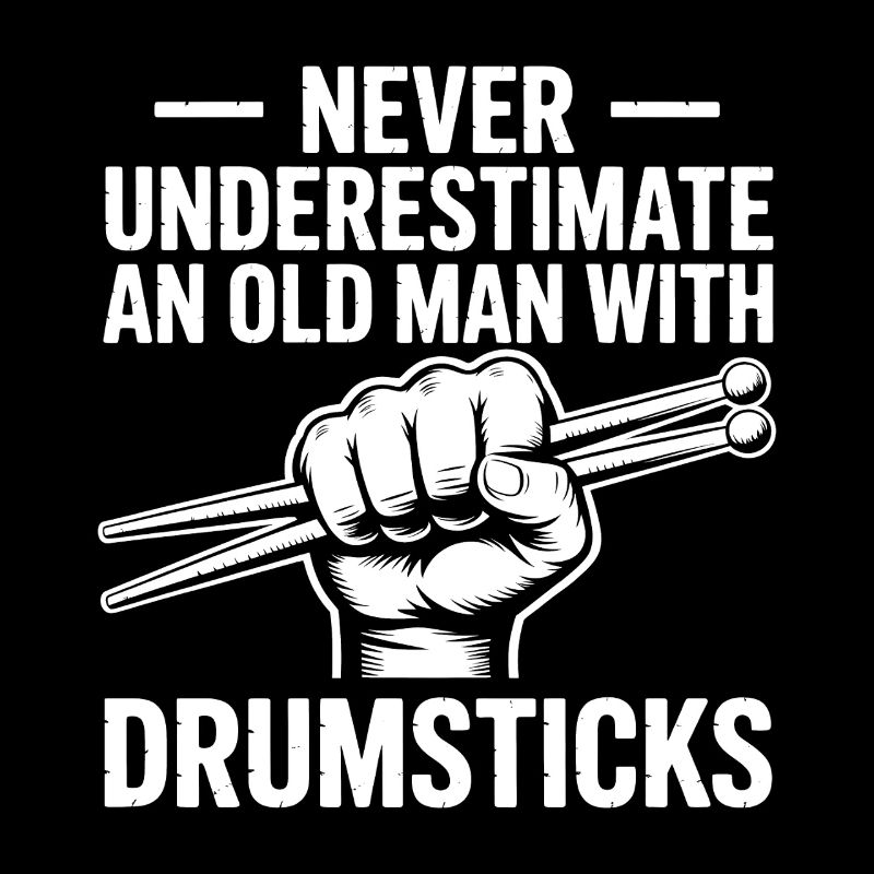 Le batteur dit un cadeau de batteur drôle