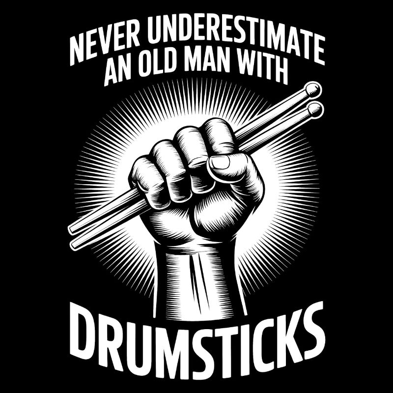 Le batteur dit un cadeau de batteur drôle