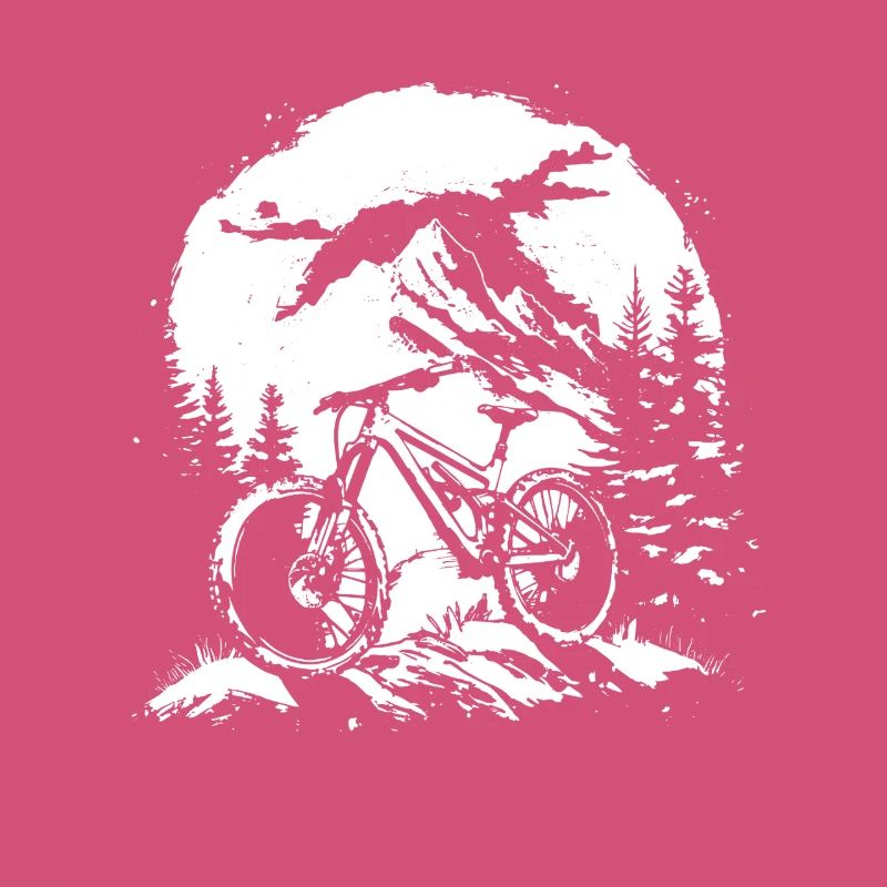 Mountain Biker Graphic