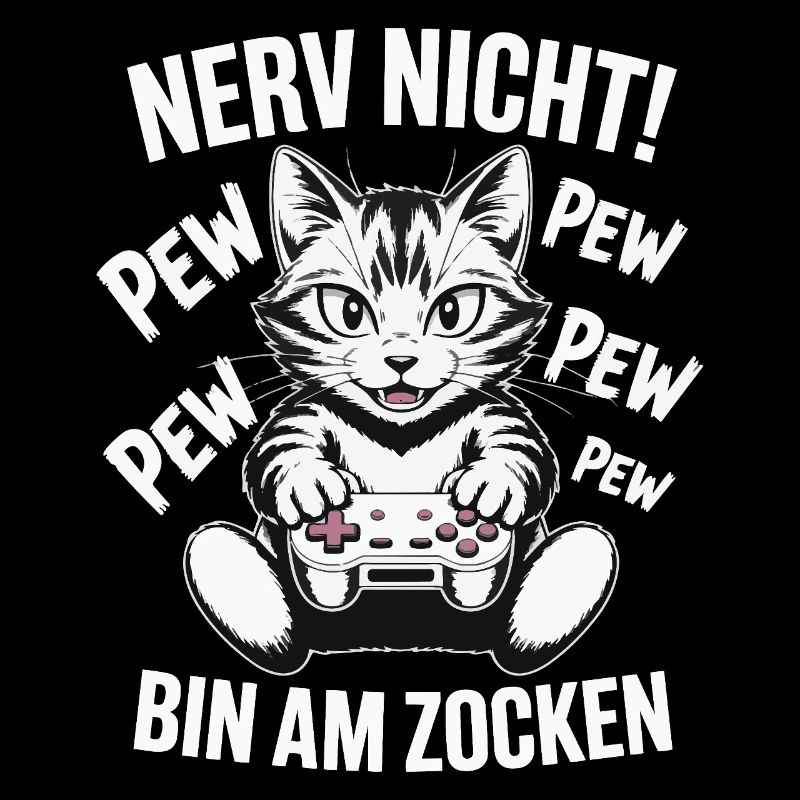 Courage Not I Gaming Cat Design