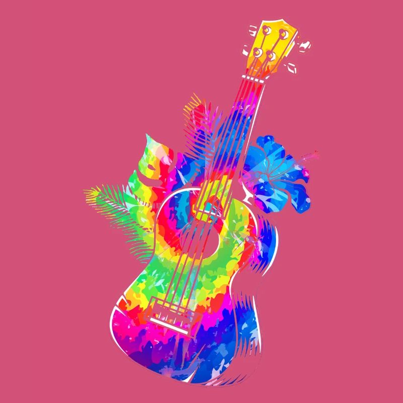 Hawaiian Ukulele Uke Tie Dye
