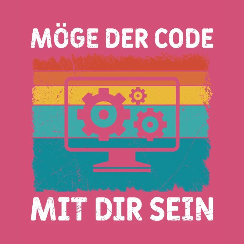 Nerd Computer MÖGE DER CODE MIT DIR SEIN LUSTIG