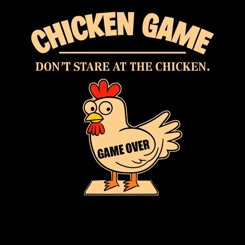 Chicken Game Over Cartoon Humor