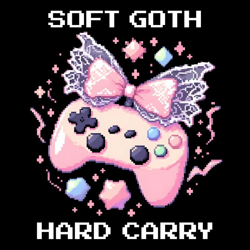 Hard Carry Goth Doux | Sombre et mignon