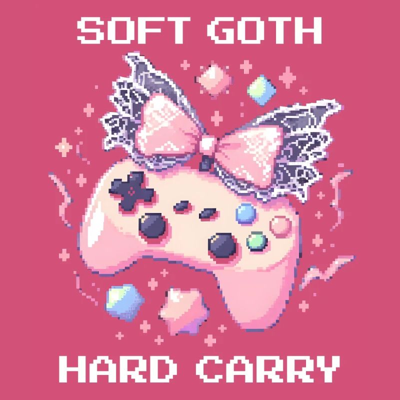 Hard Carry Goth Doux | Sombre et mignon