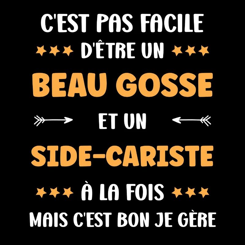 Beau gosse et side-cariste
