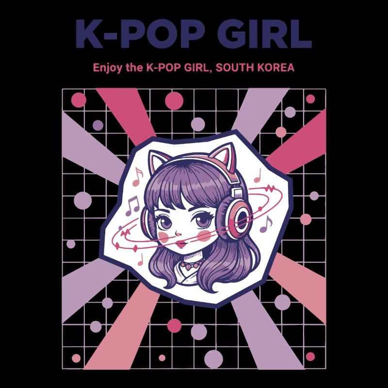Fille K-Pop Profite de la Fille K-Pop Corée du Sud Coréenne