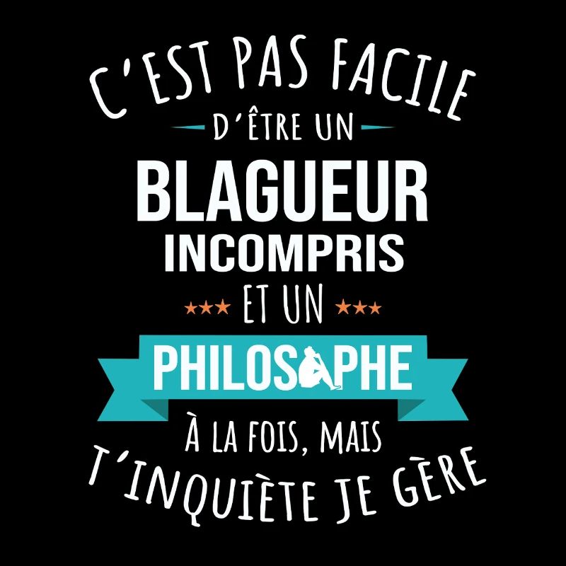 Blagueur Philosophe Incompris Humour