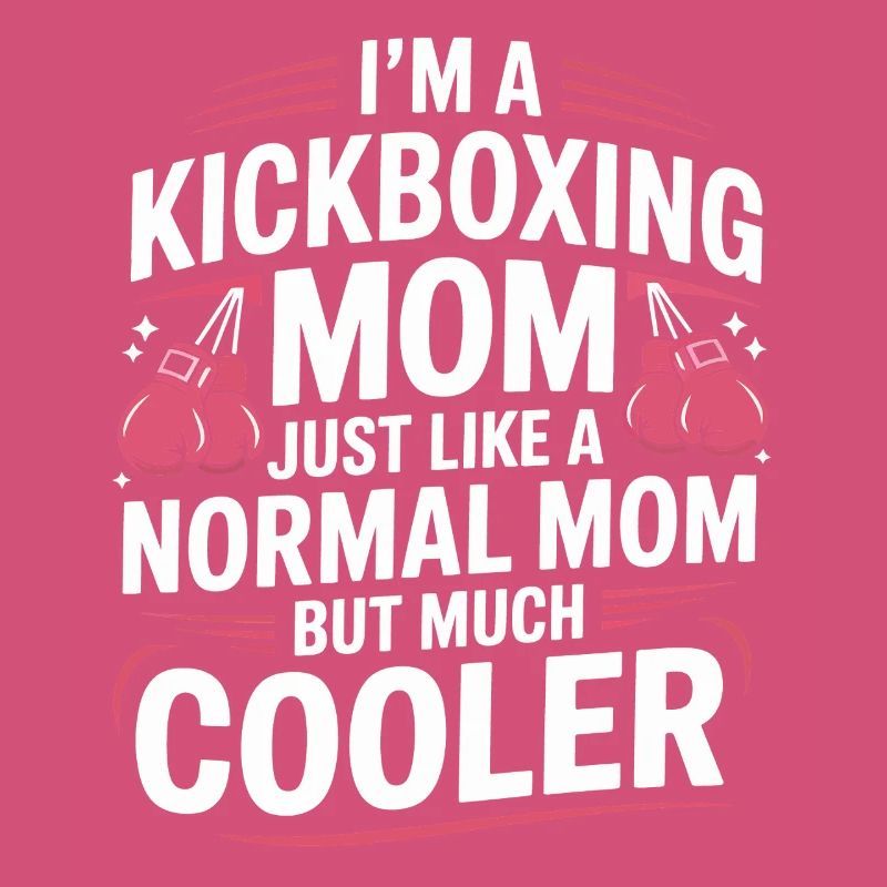 Kickboxing Mutter Motiv