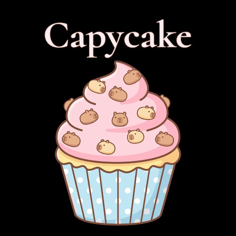 Capycake Cupcake mit Capybara Sprinkles