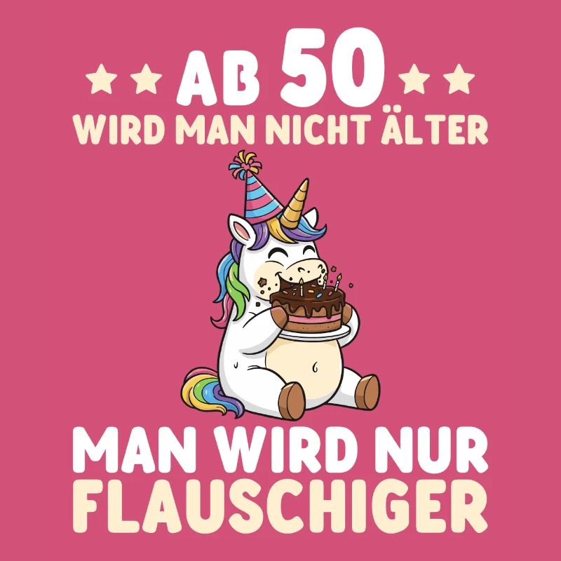 50. Geburtstag Einhorn – Man wird nur flauschiger