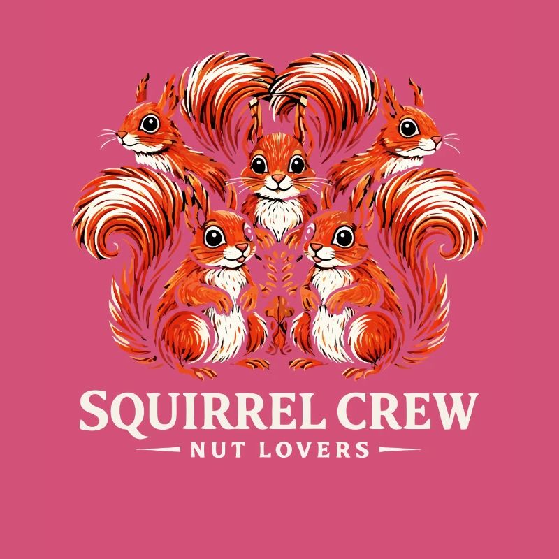 Squirrel Crew - Nut Lovers Eichhörnchen Gang