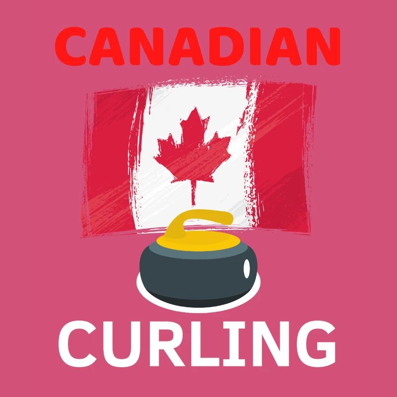 Curling et Drapeau Canadien