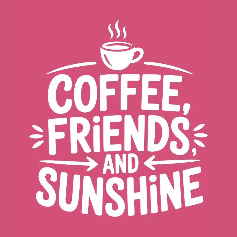 Café, amis et soleil