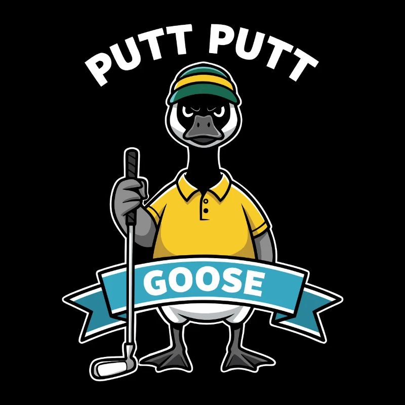 Oie drôle de golf