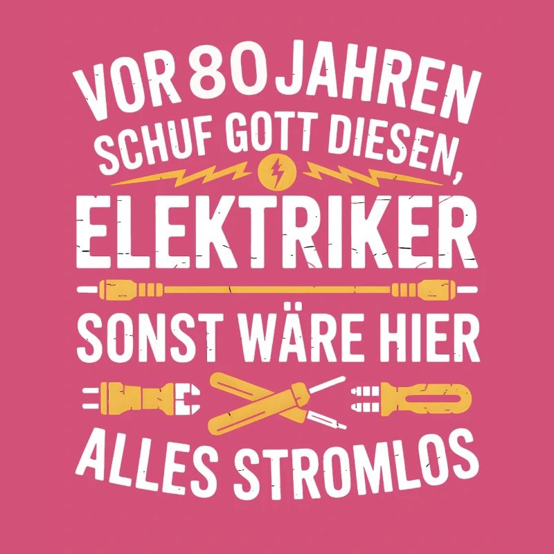Electronics Technician 80's Birthday Electricity Electrician