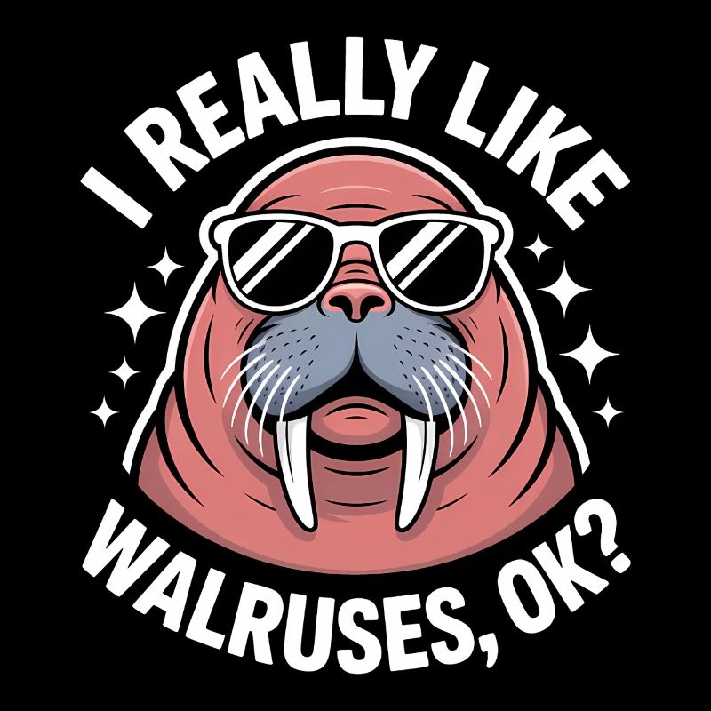 Walross Spruch Walrosse Lustiges Walross Geschenk 