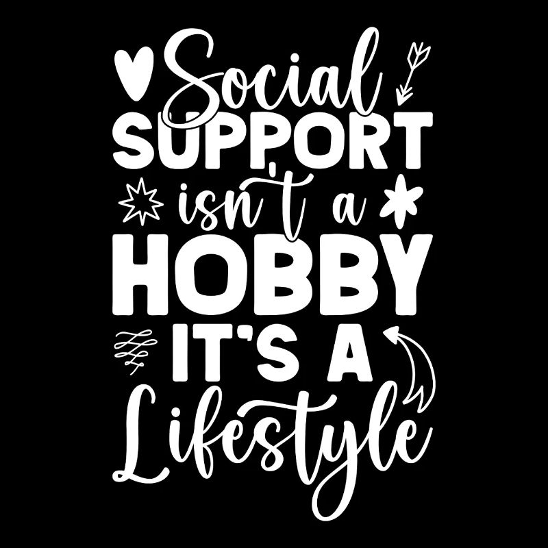 Citation d’assistant social Hobby C’est un mode de vie social social