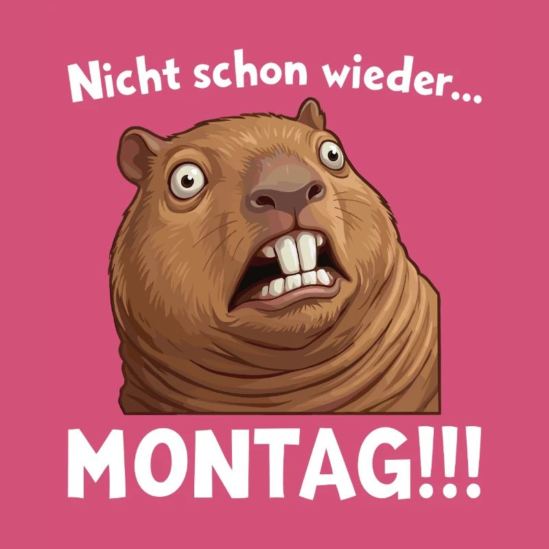 Capybara disant : Pas encore lundi !