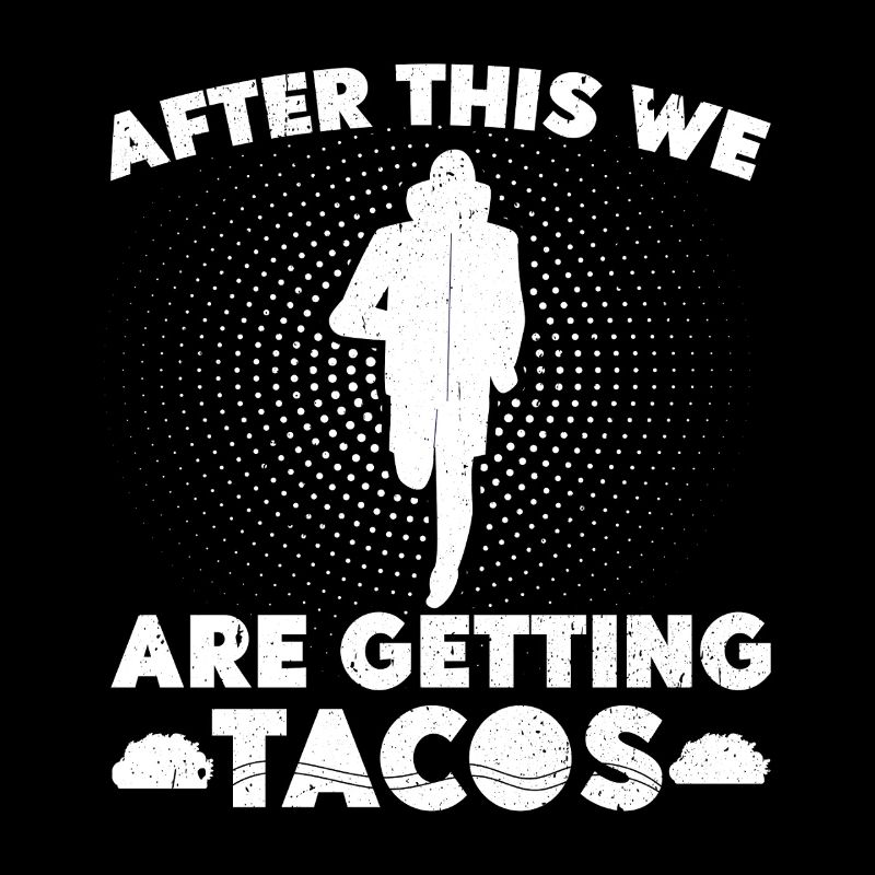 Marathon Runner After We Getting Tacos Running