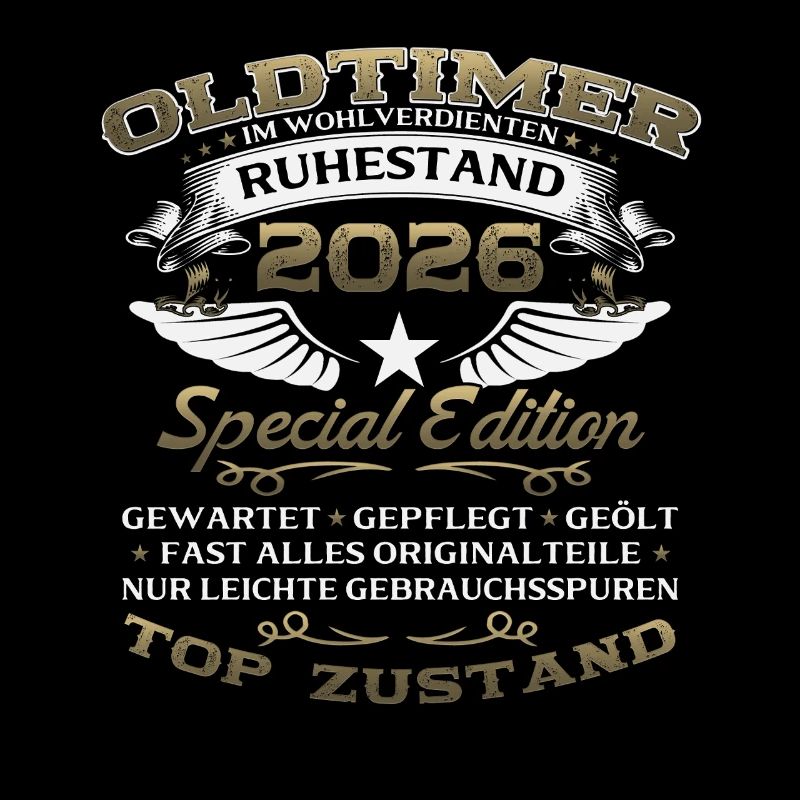 Rentner 2026 Geschenk Mann Rente Ruhestand Lustig