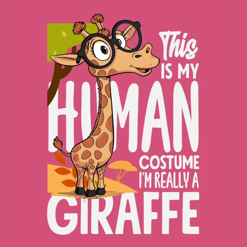 Menschen Kostüm Ich bin eine Giraffe