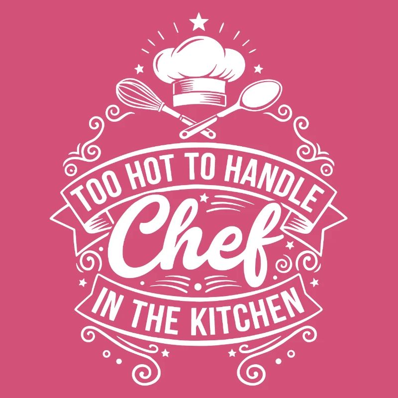 Cuisine à motif de chef chaud