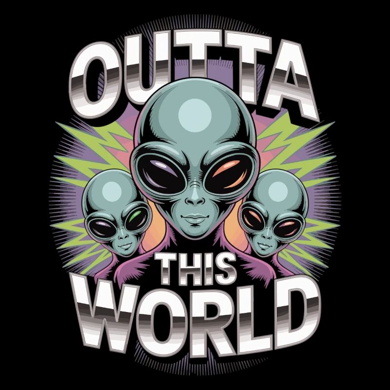 Outta This World Alien Shirt – 90s Style