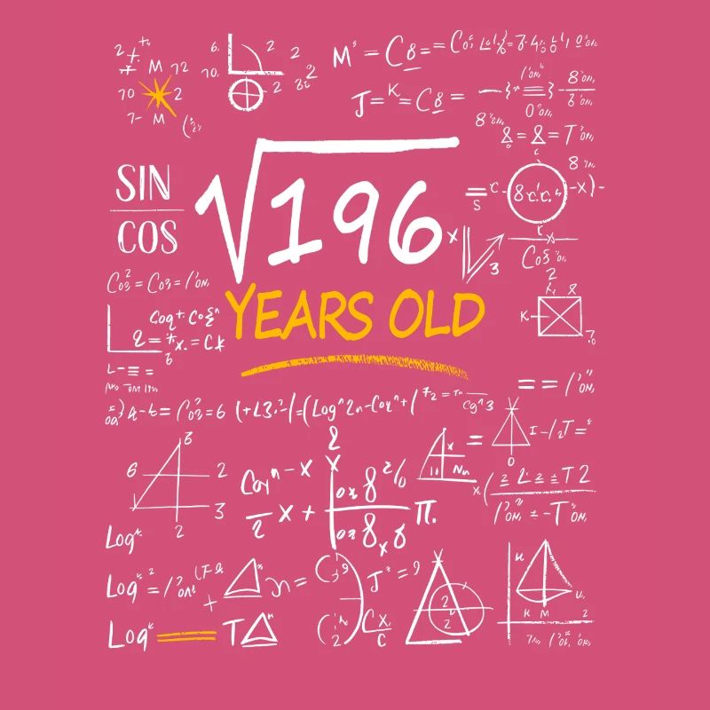 14 Years Birthday Math Formulas Funny